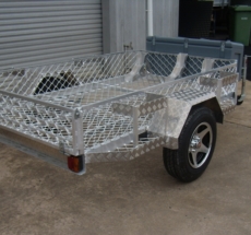 3 bike open motorbike trailer
