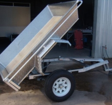 Aluminium Box Trailer with tipper Aluminium Box Trailer with tipper