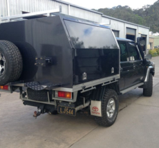 Ute canopies for work and camping