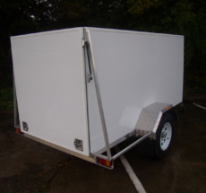 Enclosed motorbike trailer