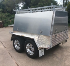 Trailer made from aluminium