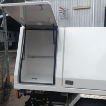 Custom built Ute Canopy A well designed ute canopy showing how all tools can be organised
