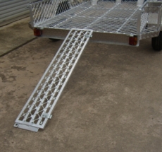 Open motorbike trailer