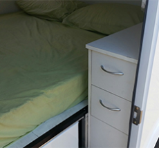 The Bivouac Escape - Internal layout Internal layout of mini caravan / camper trailer