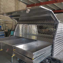 Custom Ute Canopy with slide out drawers Custom Ute Canopy with slide out drawers