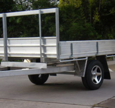 Custom flat top trailer