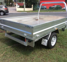 Flat top trailer custom made on the Sunshine Coast
