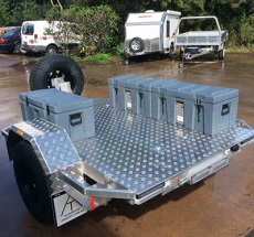 Custom built motorbike trailer 100% Australian made