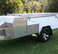 Hard floor camper trailer - The Spectre Hard floor camper trailer - The Spectre